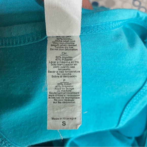 Next Level Cyan Racer Back Fiesta Tank Top - Picture 3 of 7